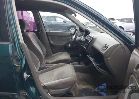 2000 Honda Civic Dx from USA, damaged, VIN JHMEJ6621YS004295